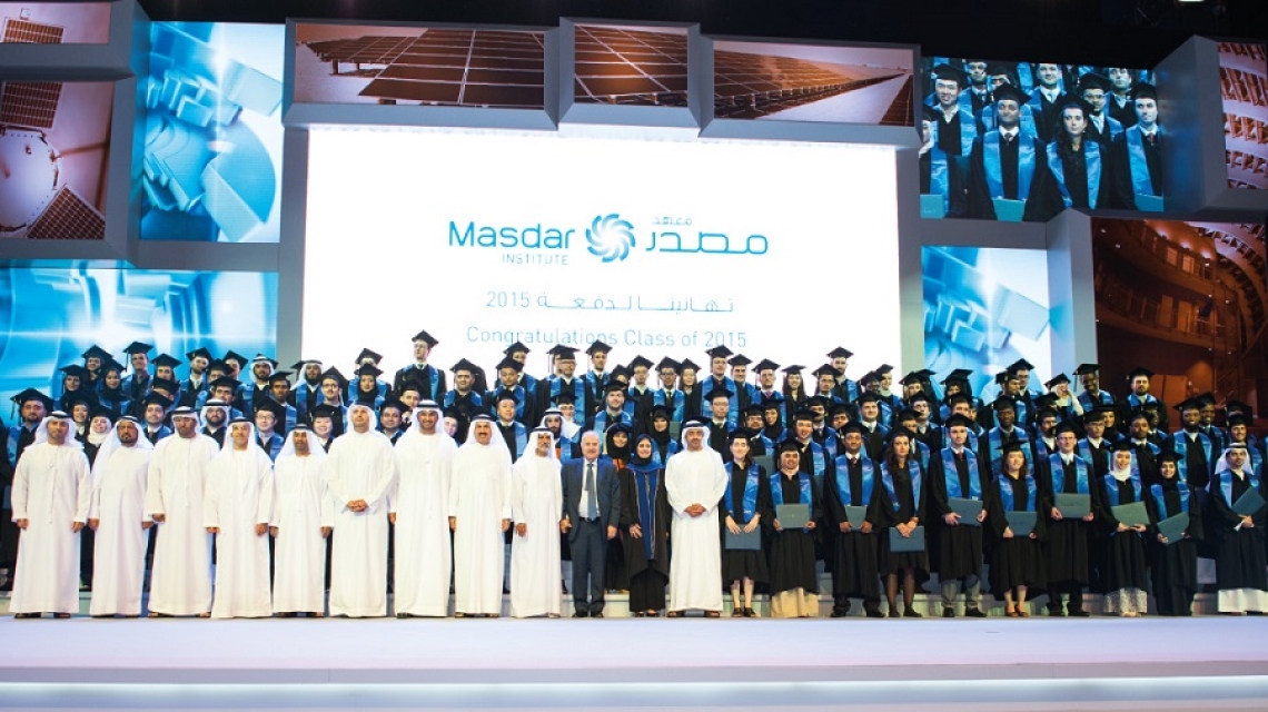 Under the Patronage of His Highness General Sheikh Mohamed bin Zayed Al Nahyan Masdar Institute Holds Commencement Ceremony for Class of 2015
