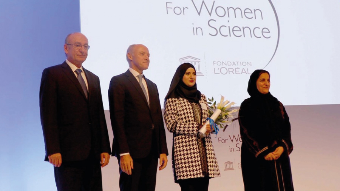 Masdar Institute PhD Student Wins L’Oreal-UNESCO for Women in Science Middle East Fellowship
