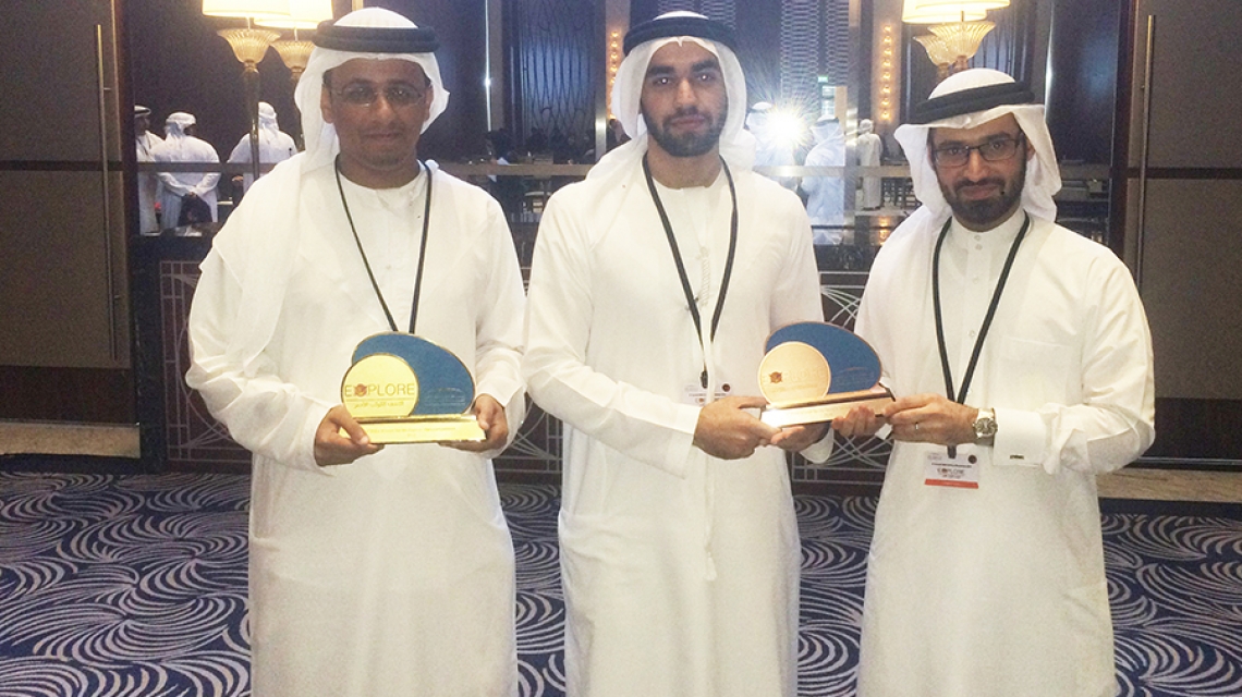 Masdar Institute Wins Two Awards for Presentations on Space Technology at 2nd EMM Science Workshop