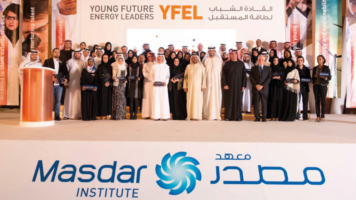Members of Masdar Institute’s Young Future Energy Leaders 2013 Program Honored