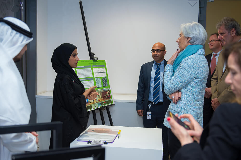 IMF Managing Director Christine Lagarde Visits Khalifa University’s Masdar City Campus