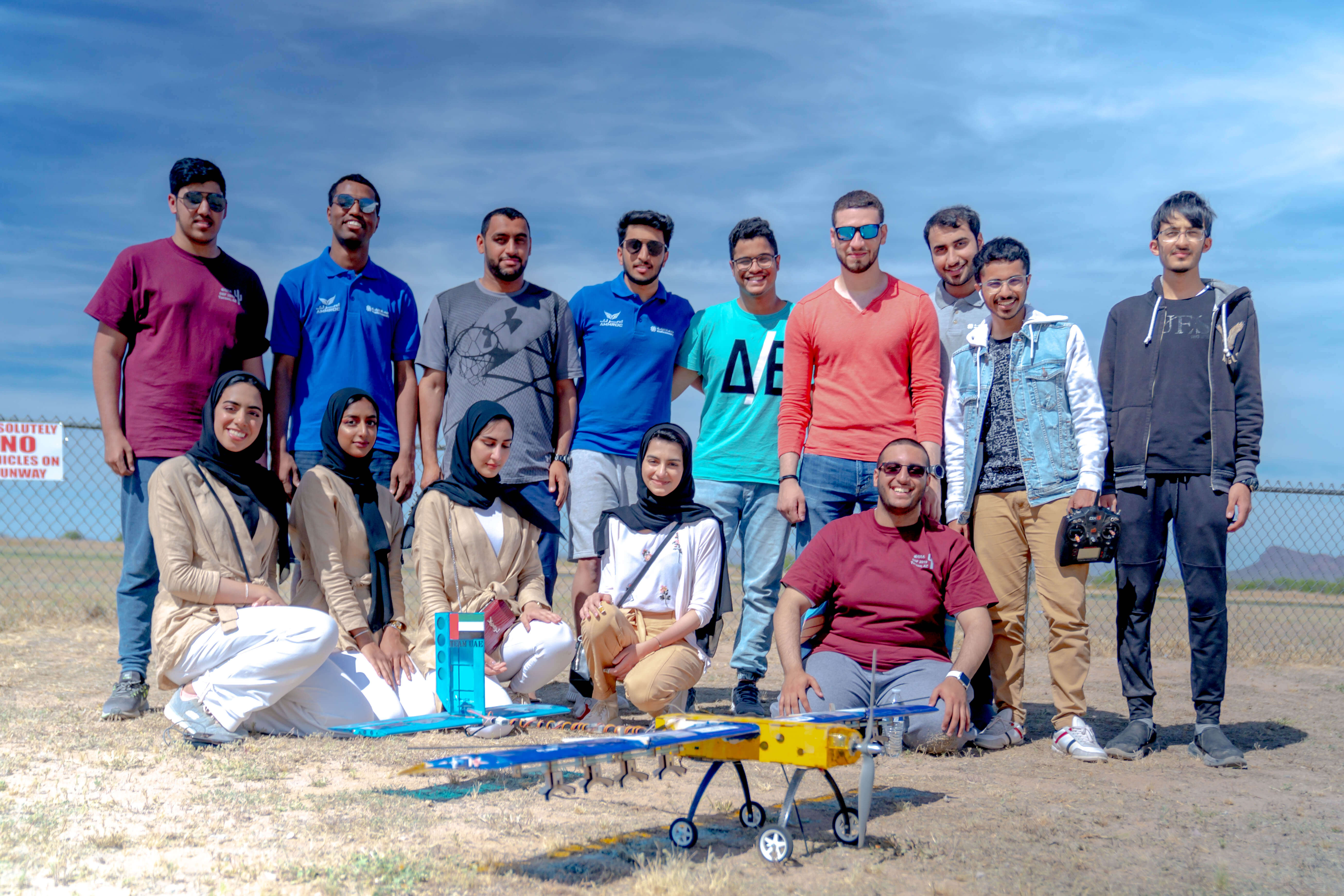 Khalifa University Student Team Ranked 9th Out of 104 Universities at DBF 2019 American Institute of Aeronautics and Astronautics in US