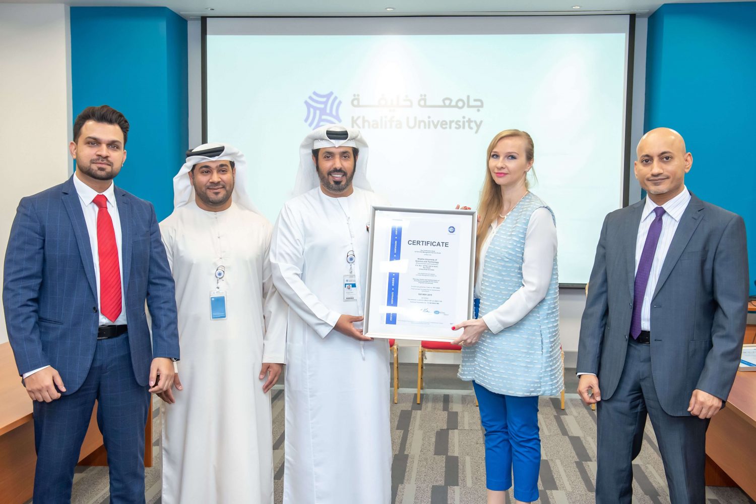 Procurement and Contracts Department Receives ISO 9001:2015 Certification