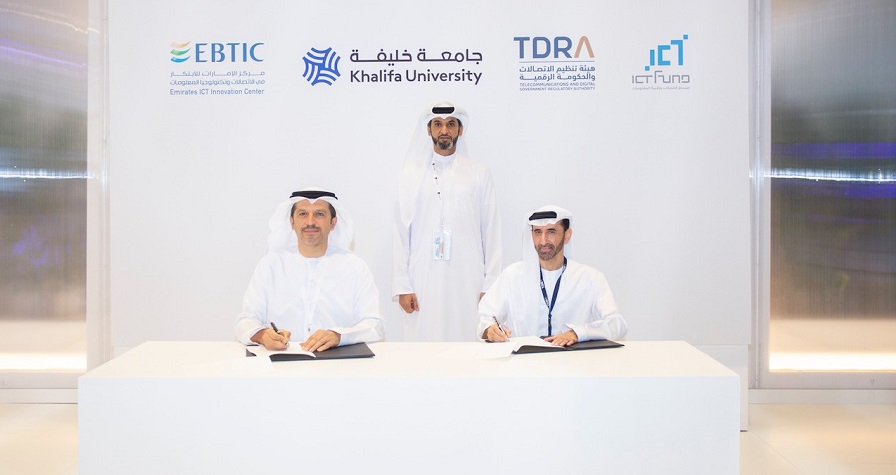 Khalifa University and UAE Telecom and Digital Government Regulatory Authority Sign Funding Agreement for EBTIC to Support Research and Build Capacities