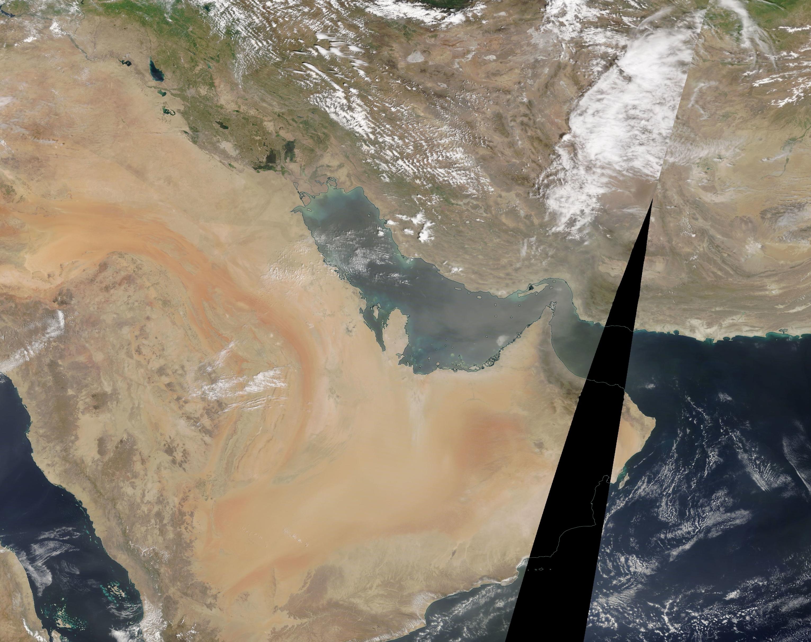 Why Reduced Emissions over the Arabian Peninsula Did Not Make the Air Any Cleaner during the Covid-19 Lockdown in 2020