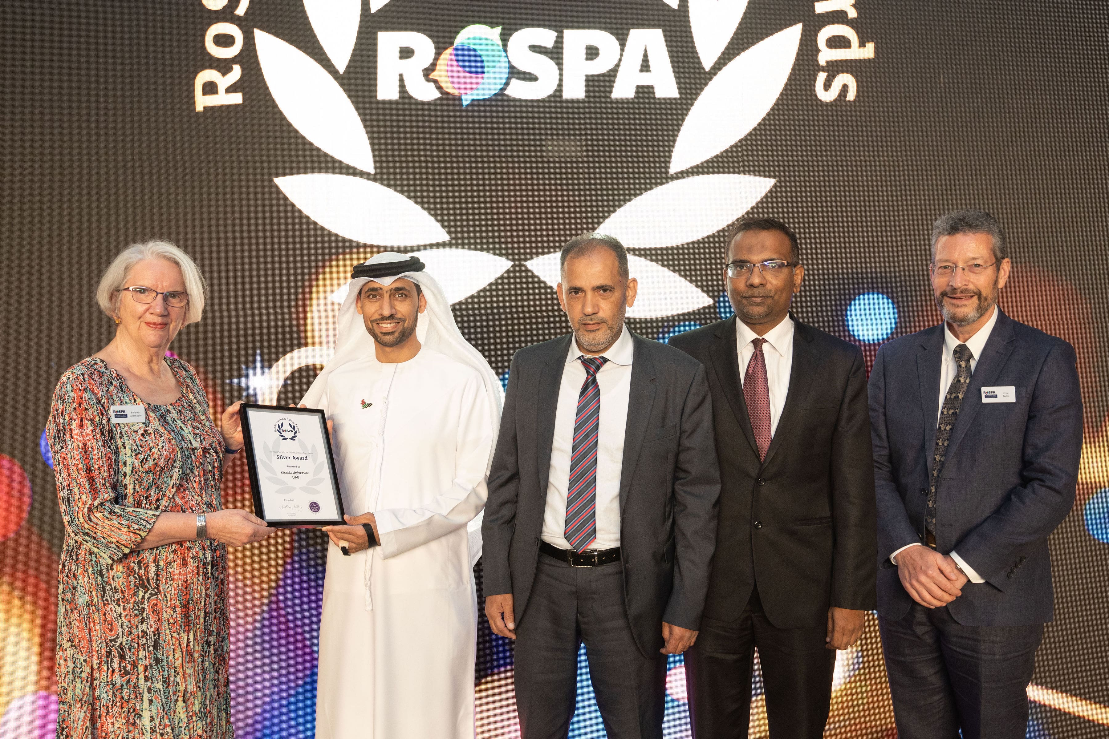 Khalifa University Receives RoSPA Silver Award