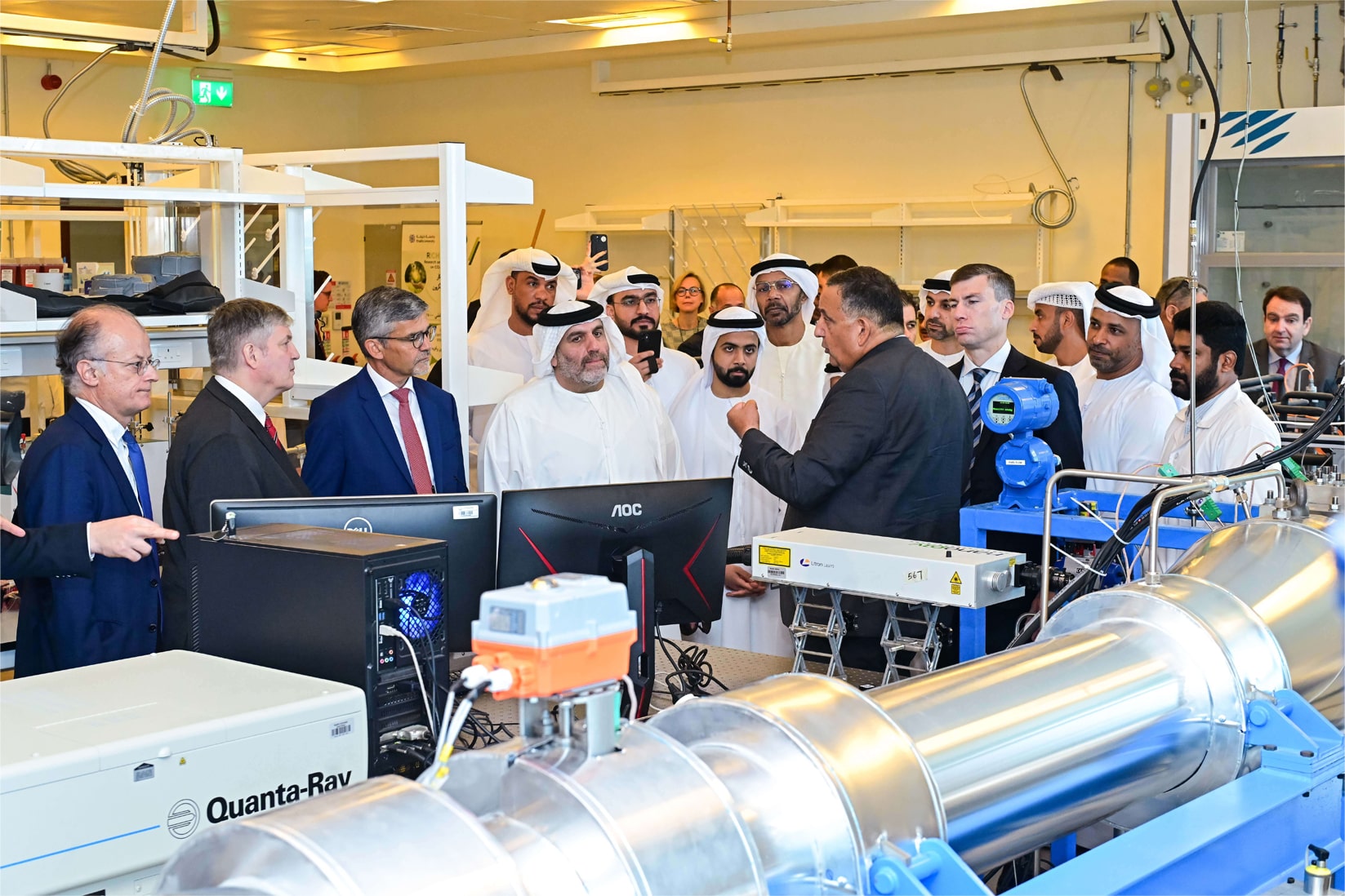 Khalifa University Launches Atlas Elektronik High Pressure Combustion Center in Collaboration with Tawazun Council