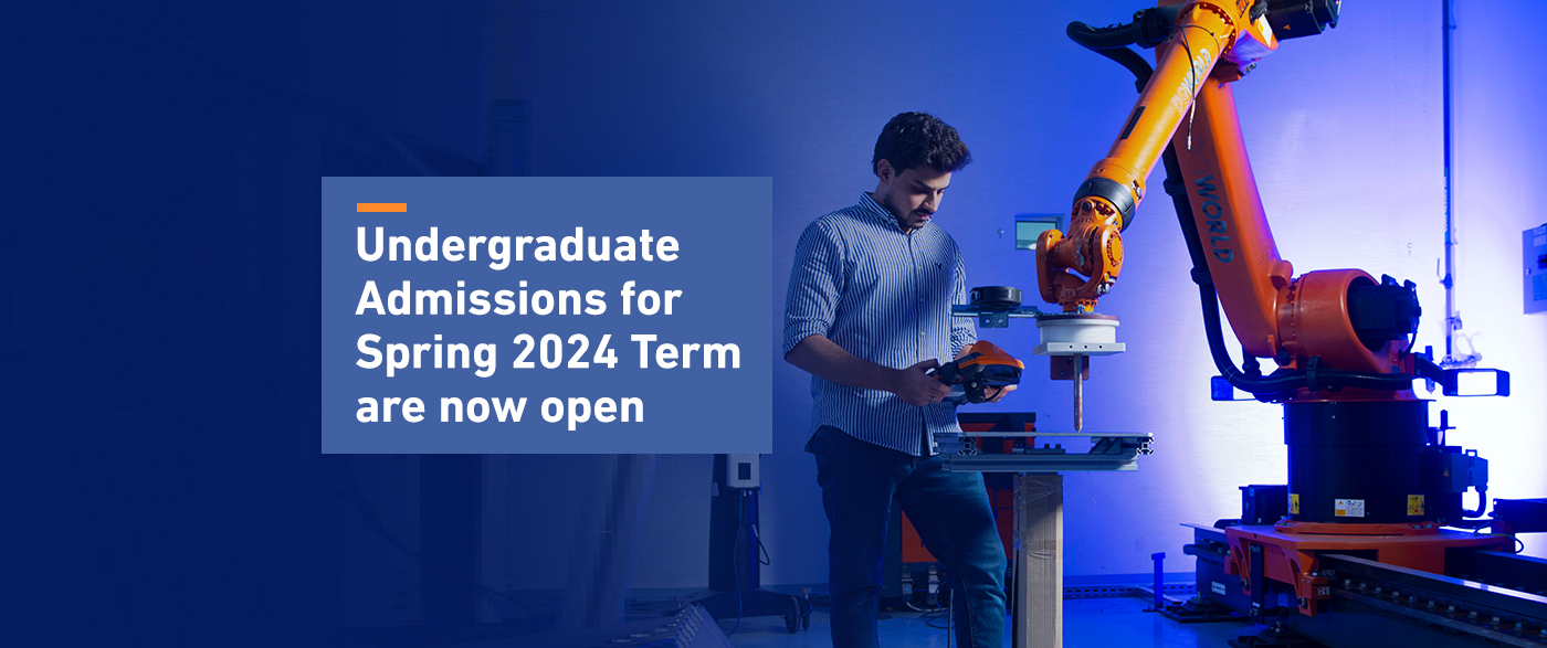 Undergraduate Admissions for Spring 2024 Term are now open : Apply