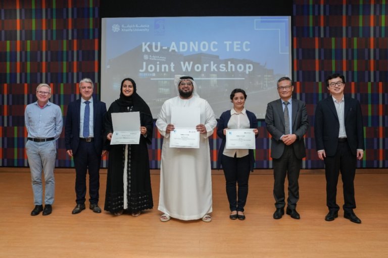 PhD Researcher Receives KU-ADNOC ‘Outstanding Power Award’