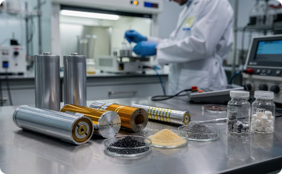 Materials for energy storage