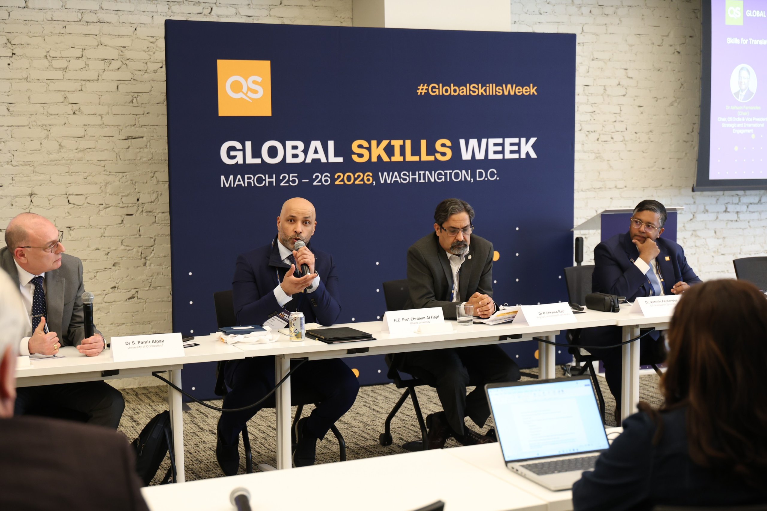 Khalifa University Reaffirms Leadership in Translational Research, Innovation, and Tech Transfer at QS Global Skills Week 2026 in US
