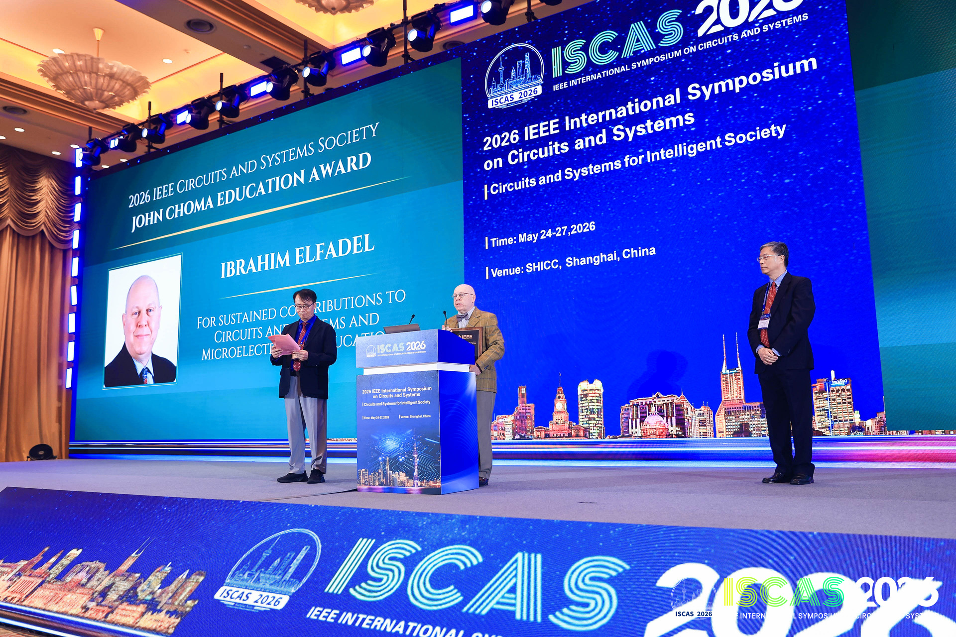 Khalifa University Professor Ibrahim Elfadel Receives Prestigious 2026 IEEE CASS John Choma Education Award