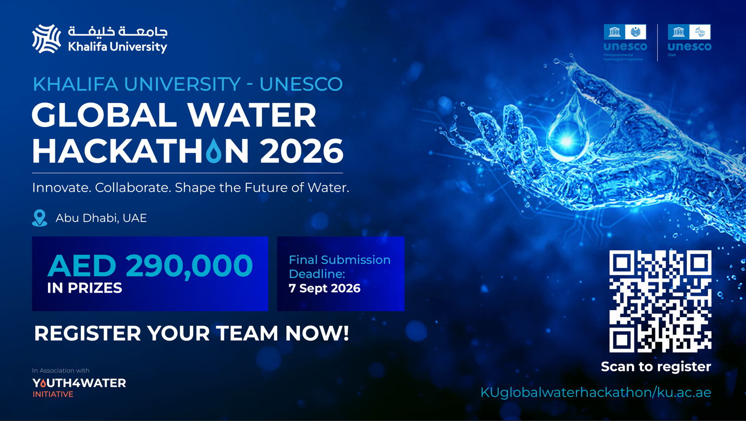 Khalifa University – UNESCO Global Water Hackathon 2026