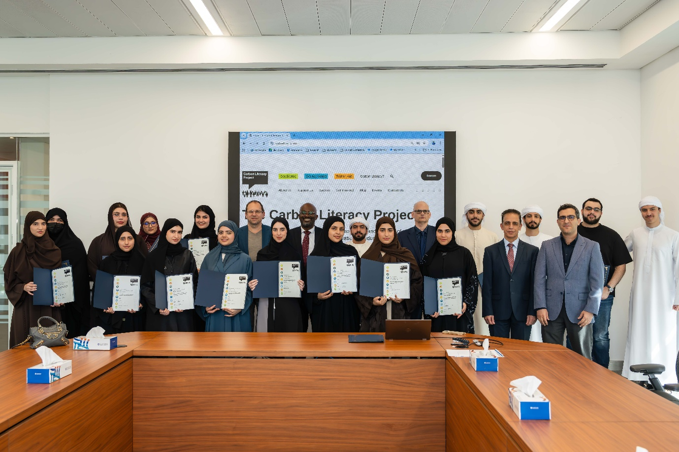 Khalifa University Students Earn Carbon Literacy Certification