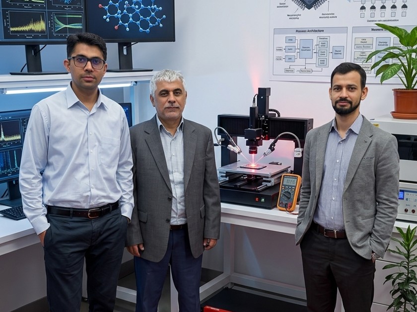 Khalifa University-Led Team Develops Flexible Device for Lighter, More Responsive Artificial Vision Systems